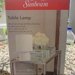 Sunbeam table lamp
